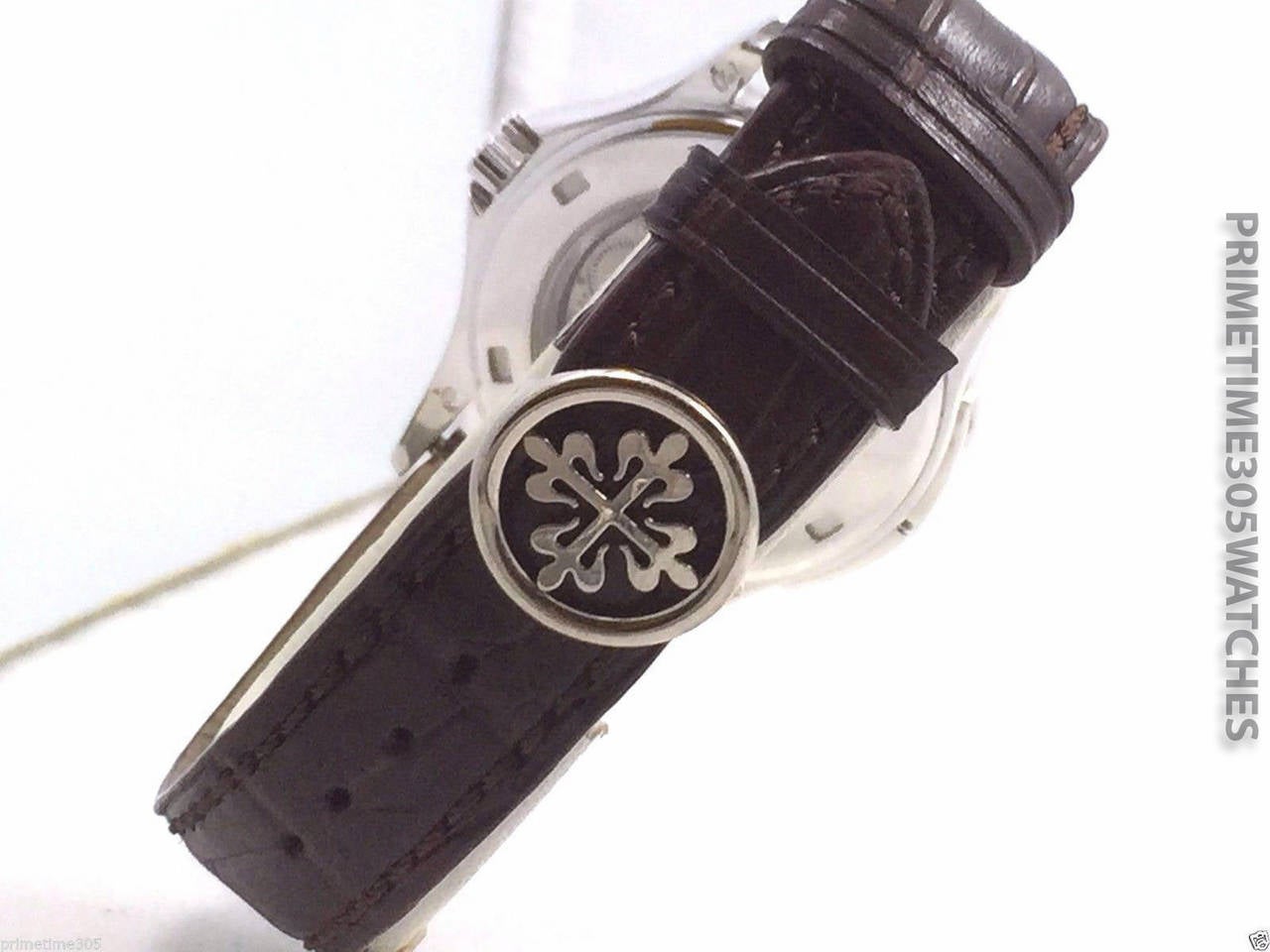 Patek Philippe White Gold Travel Time Wristwatch Ref 5134G In Excellent Condition In Miami, FL