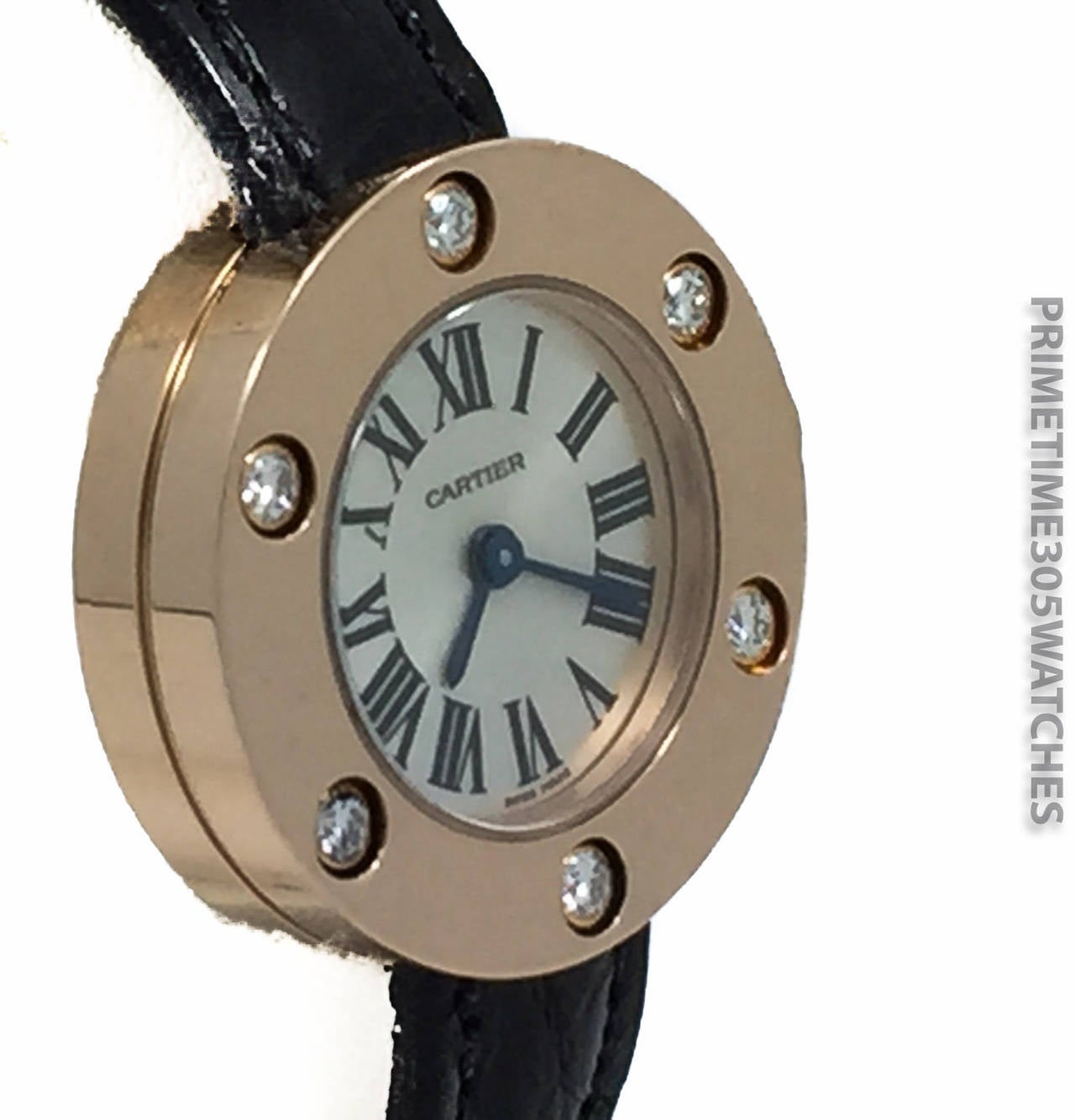 Cartier Lady's Rose Gold Diamond Wristwatch Ref WE800531 1