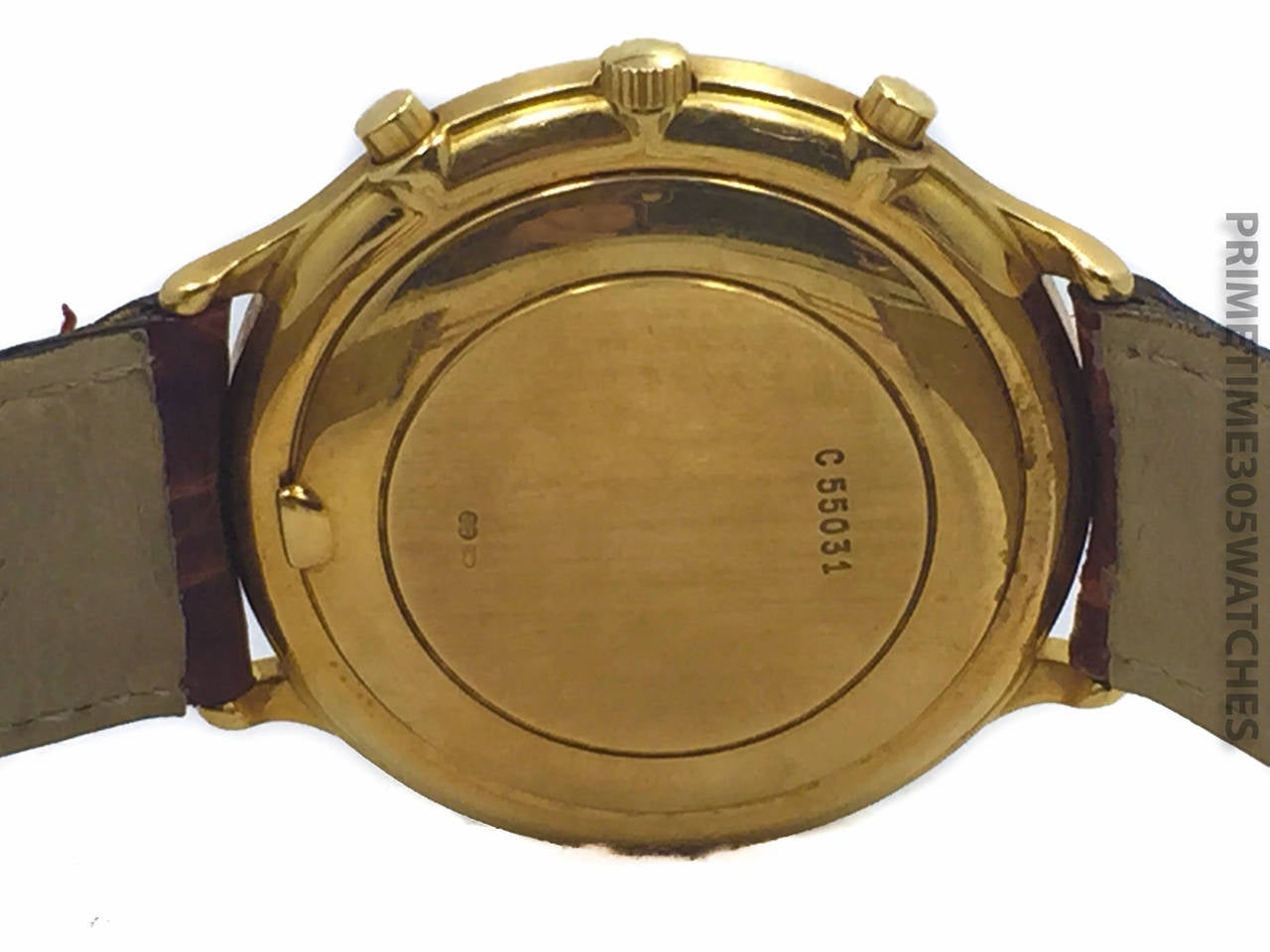 Men's Audemars Piguet Yellow Gold Huitieme Chronograph Wristwatch