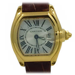 Cartier Lady's Yellow Gold Roadster Wristwatch