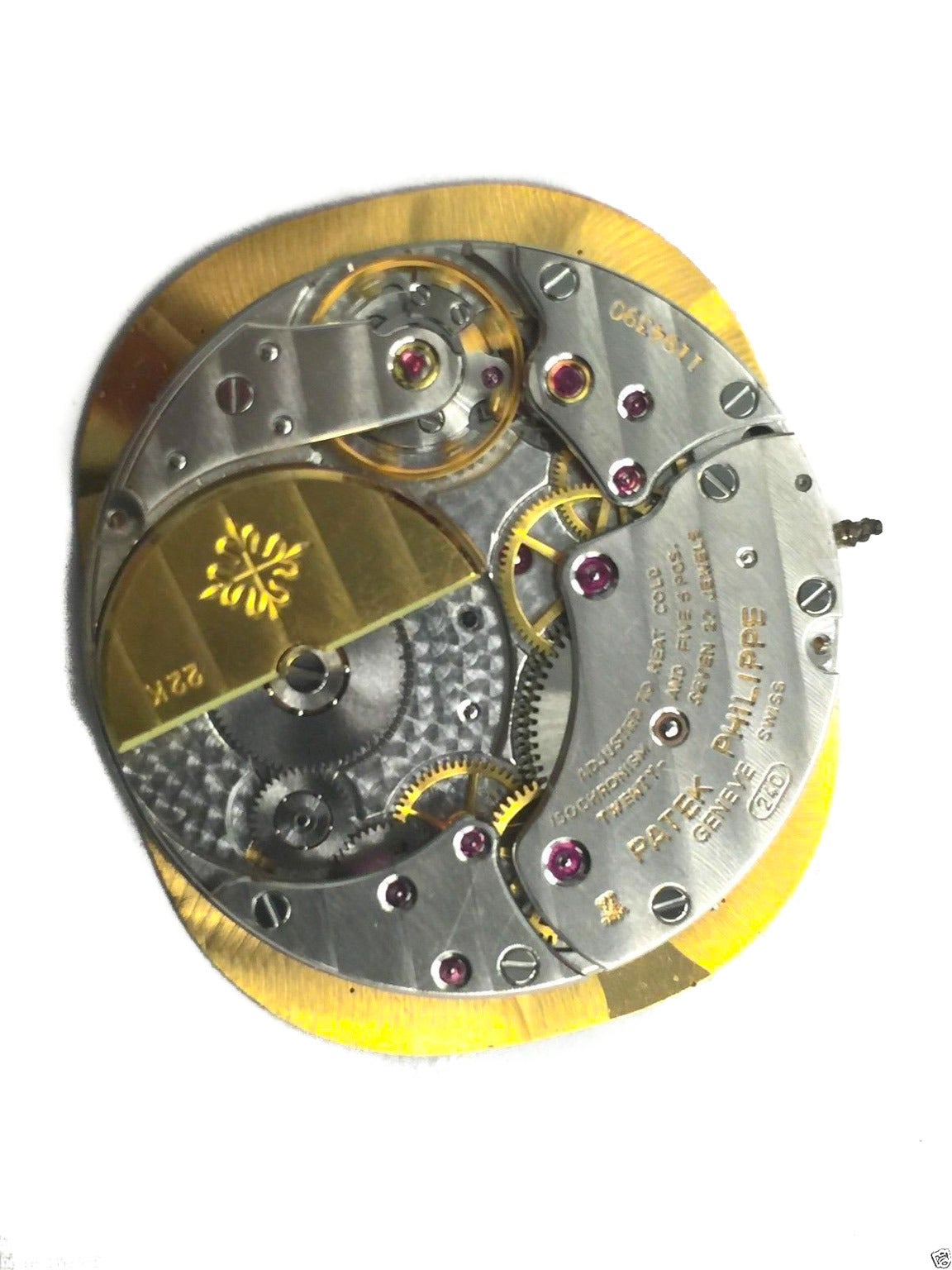 Patek Philippe Yellow Gold Jumbo Automatic Ellipse Wristwatch Ref 3738/106 3