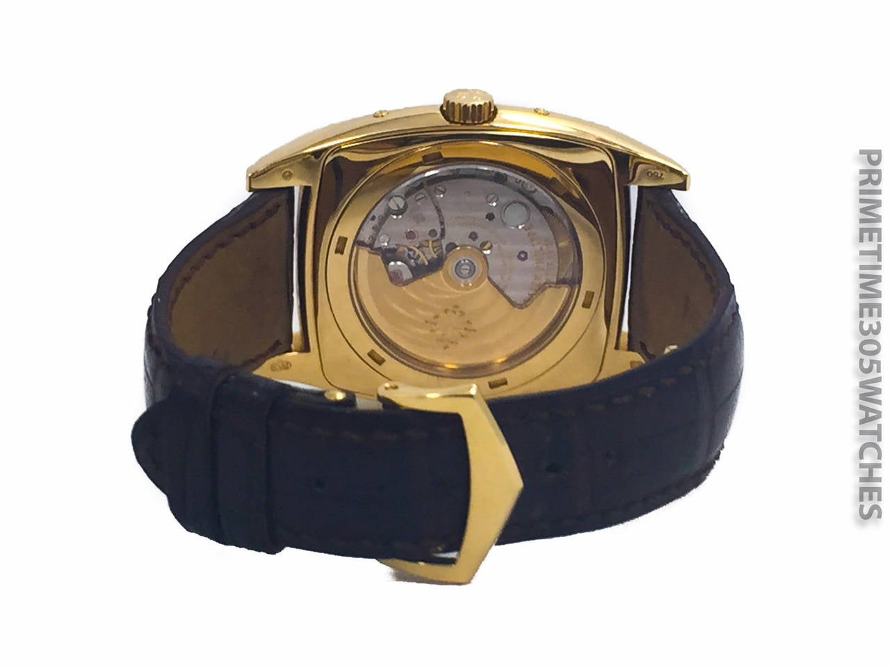 Men's Patek Philippe Yellow Gold Gondolo Annual Calendar Wristwatch Ref 5135 J