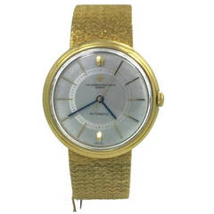 Vintage Vacheron Constantin Yellow Gold Automatic Screw-Back Wristwatch