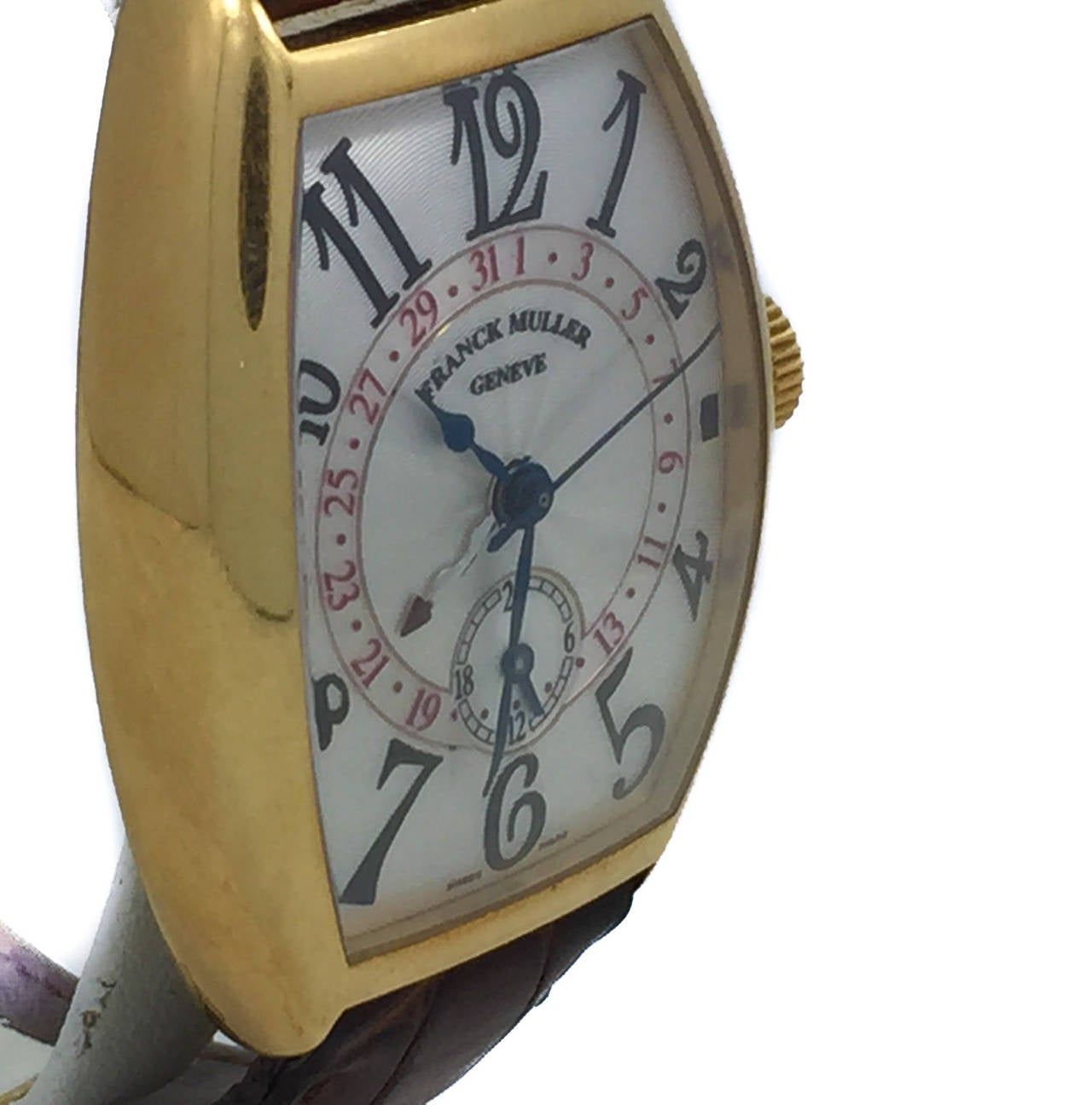 Franck Muller Yellow Gold Master Calendar Wristwatch Ref 5850 Q In Good Condition In Miami, FL