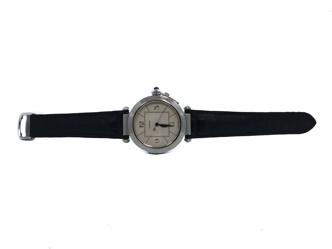 Cartier Stainless Steel Pasha 42mm Wristwatch Ref W3107255 2