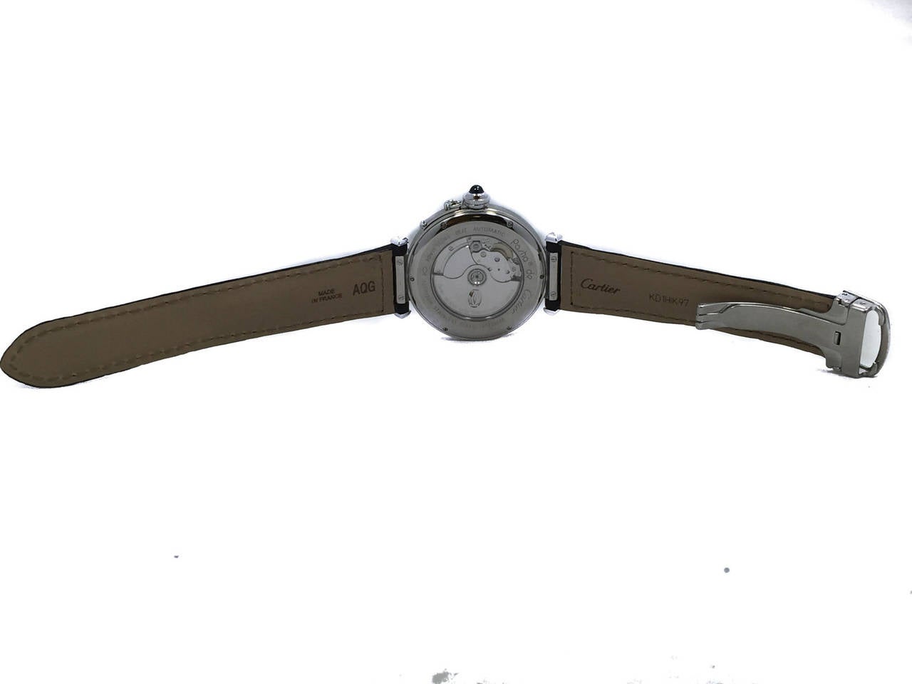 Cartier Stainless Steel Pasha 42mm Wristwatch Ref W3107255 3