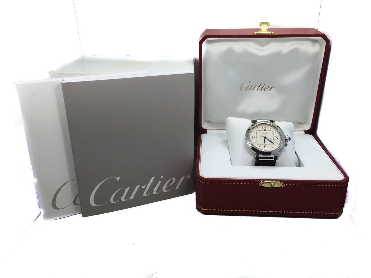 Cartier Stainless Steel Pasha 42mm Wristwatch Ref W3107255 4