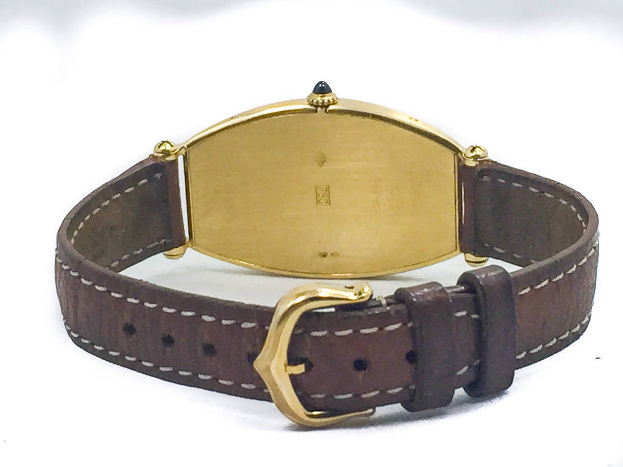 Cartier Yellow Gold Tonneau Wristwatch 2