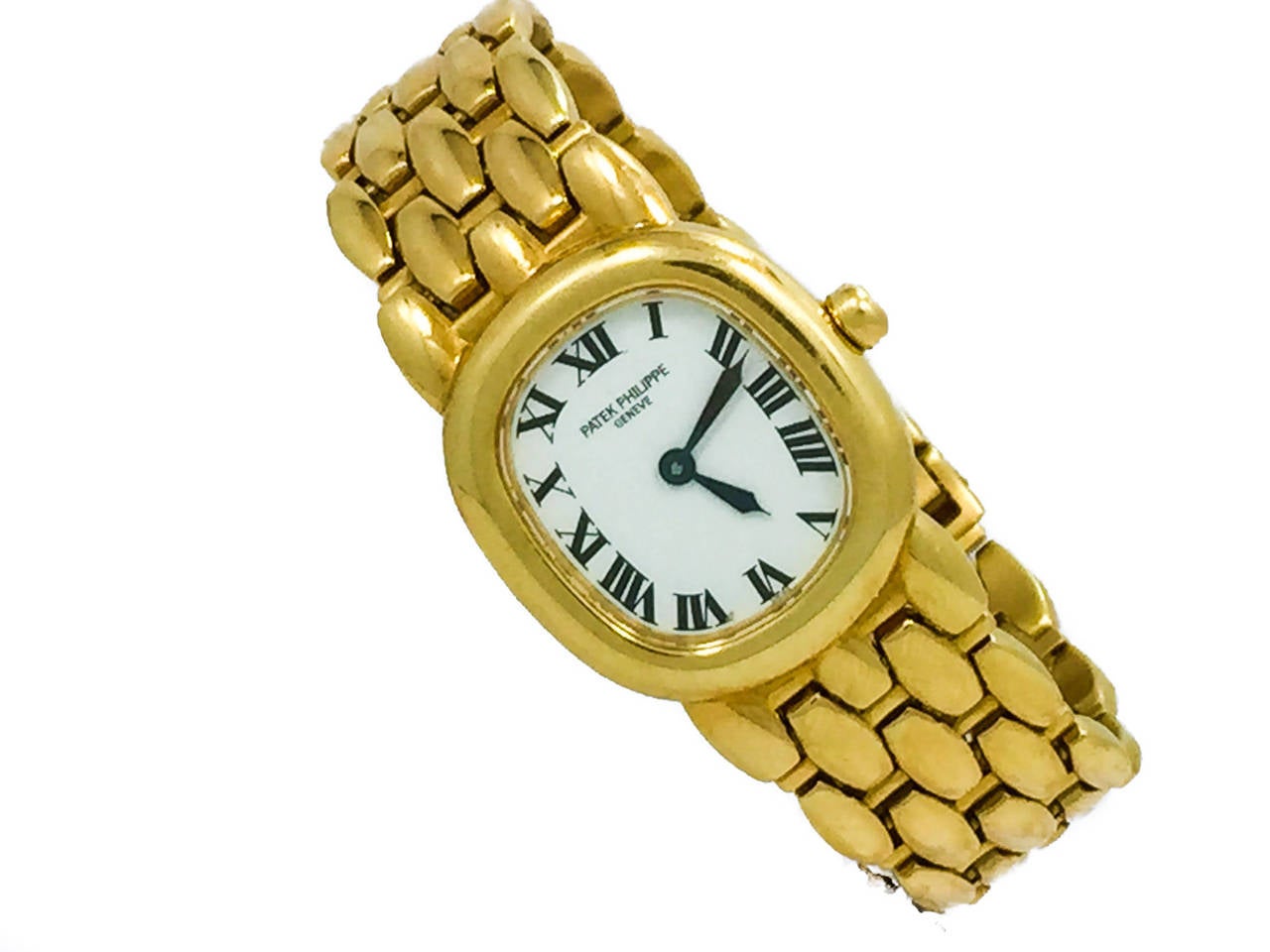 Patek Philippe Lady's Yellow Gold Ellipse Bracelet Wrist   watch Ref 4830 ...