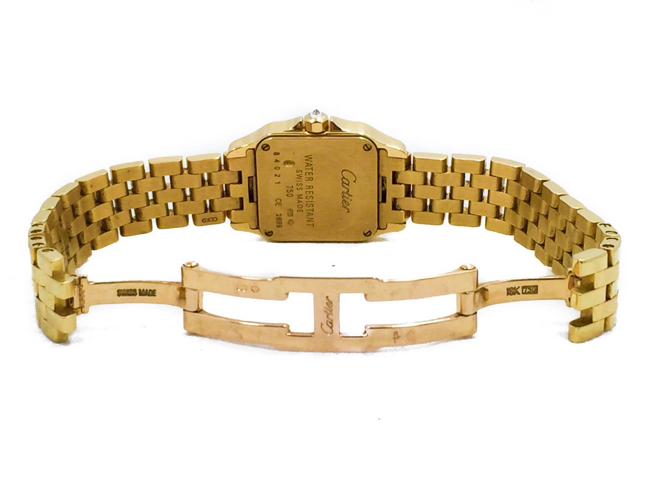 Cartier Lady's Yellow Gold Diamond Demoiselle Wristwatch Ref WF9001Y7 3