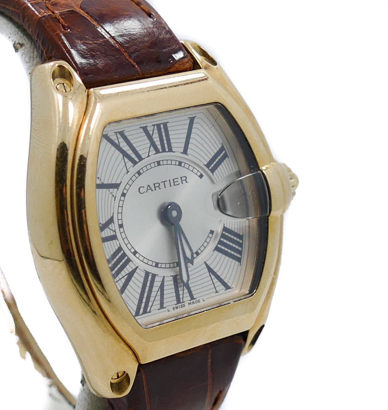 Cartier Lady's Yellow Gold Roadster Wristwatch 1