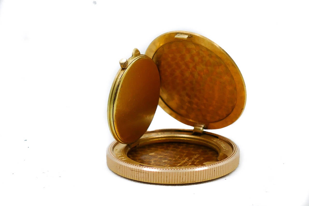 Audemars Piguet Yellow Gold  $20 Liberty Coin Pocket Watch 1