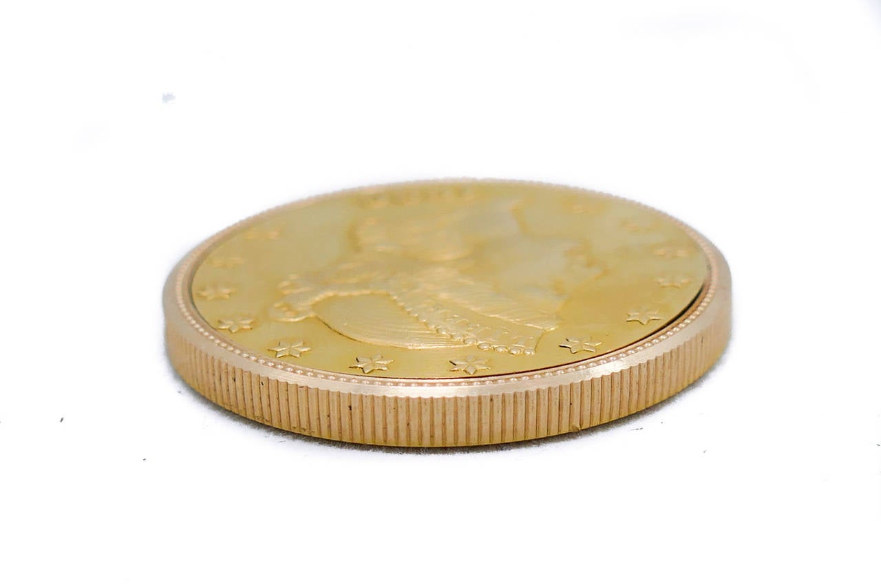 Women's Audemars Piguet Yellow Gold  $20 Liberty Coin Pocket Watch