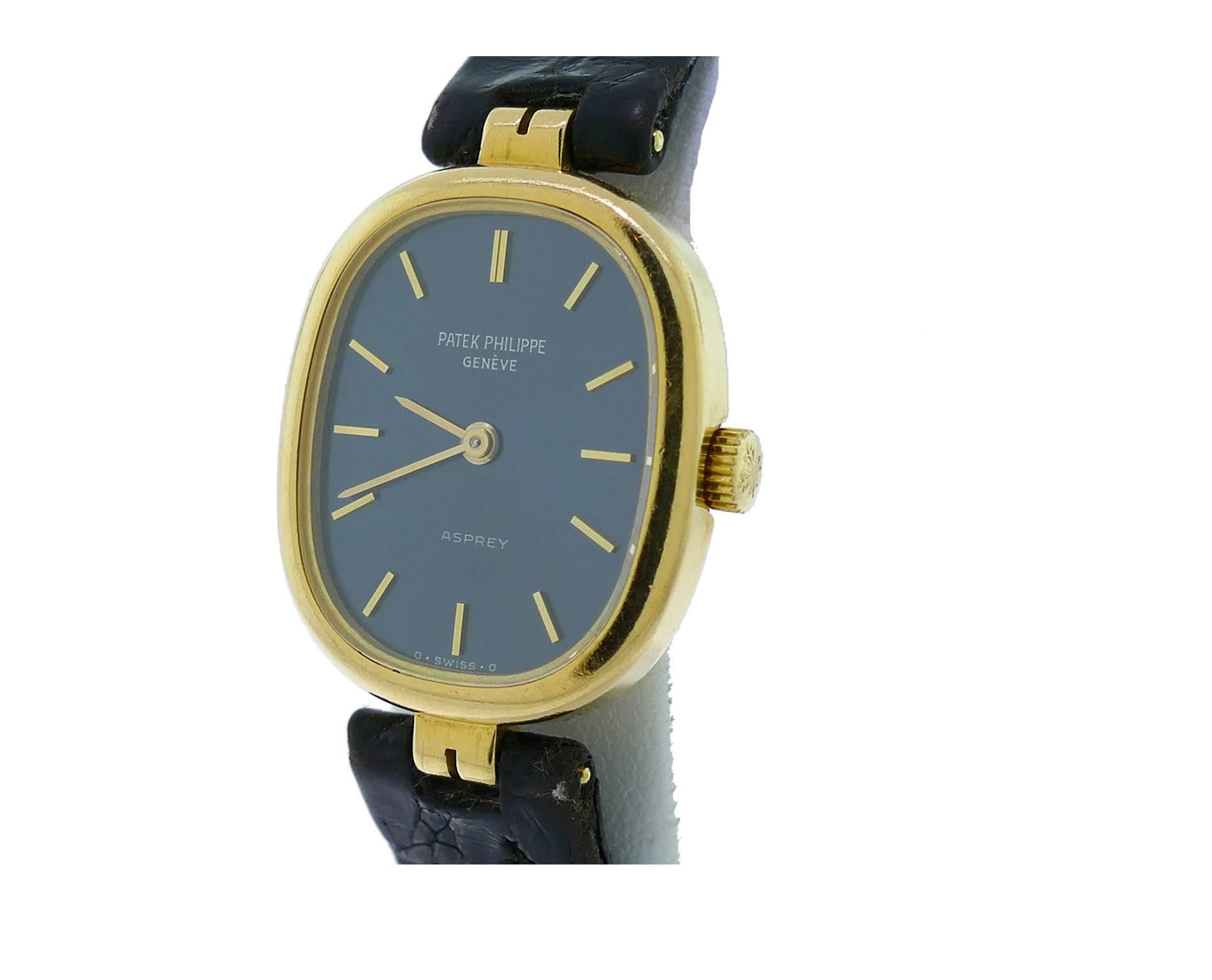 Women's Patek Philippe Lady's Yellow Gold Ellipse Wristwatch