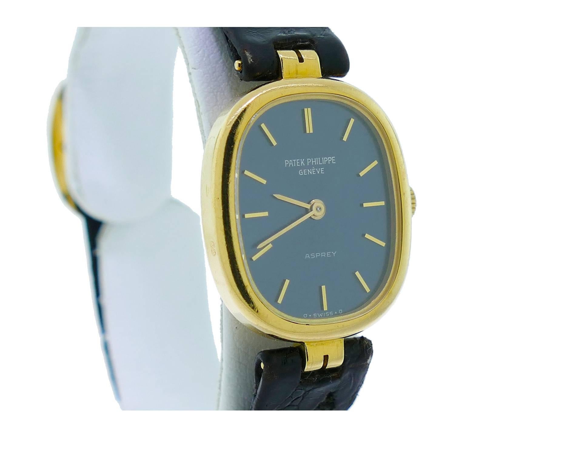 Patek Philippe Lady's Yellow Gold Ellipse Wristwatch In Good Condition In Miami, FL