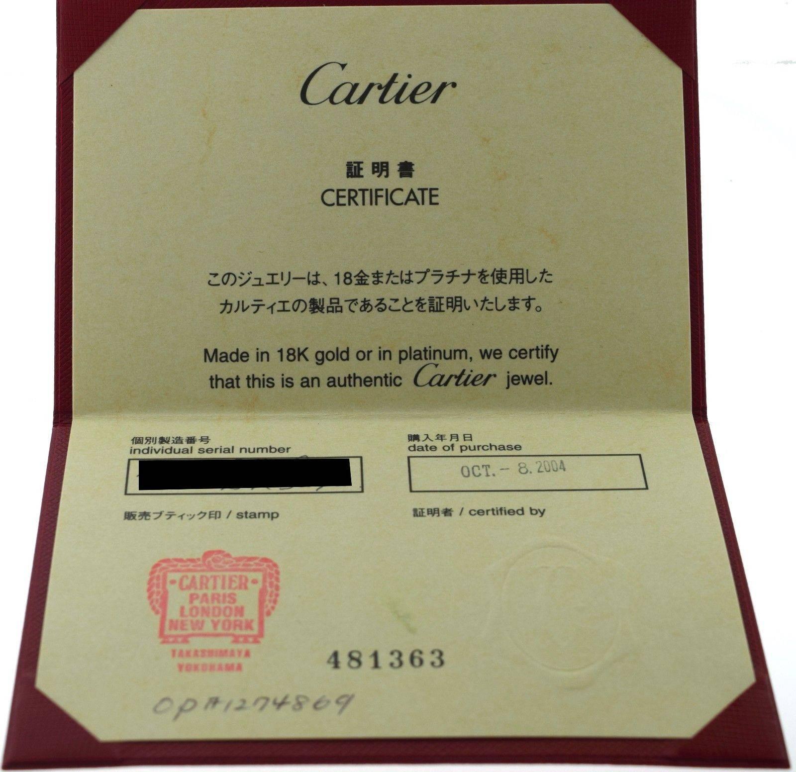 Cartier Yellow Gold Swirl Ring with Rubellite with Certificate For Sale 1