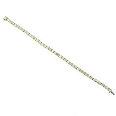 Van Cleef & Arpels 9 Carat Diamond 18 Karat Yellow Gold Tennis Bracelet