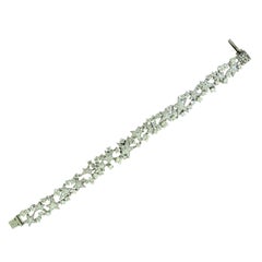 Hearts on Fire Illa Diamond Bracelet in 18 Karat White Gold