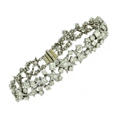 Hearts on Fire Illa Diamond Bracelet in 18 Karat White Gold