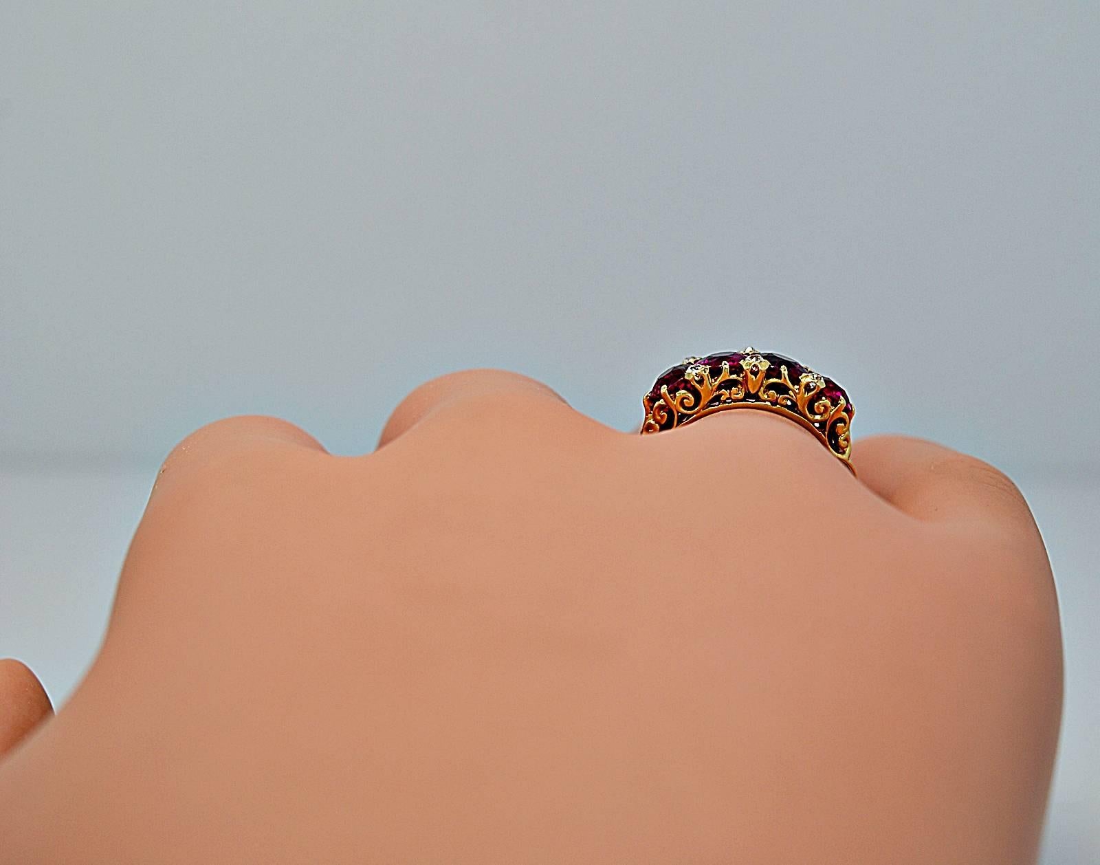 Shreve & Co. Antique Ring  Burma Ruby No Heat 2