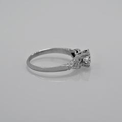 1930s .75 Carat Diamond Platinum Engagement Ring