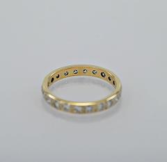 1.00 Carats Diamonds Gold Eternity Band Ring