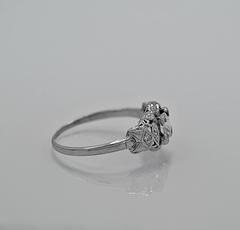 Art Deco .33 Carat Diamond Platinum Engagement Ring