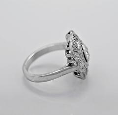 Art Deco .60 Carat Diamond Platinum Engagement Ring