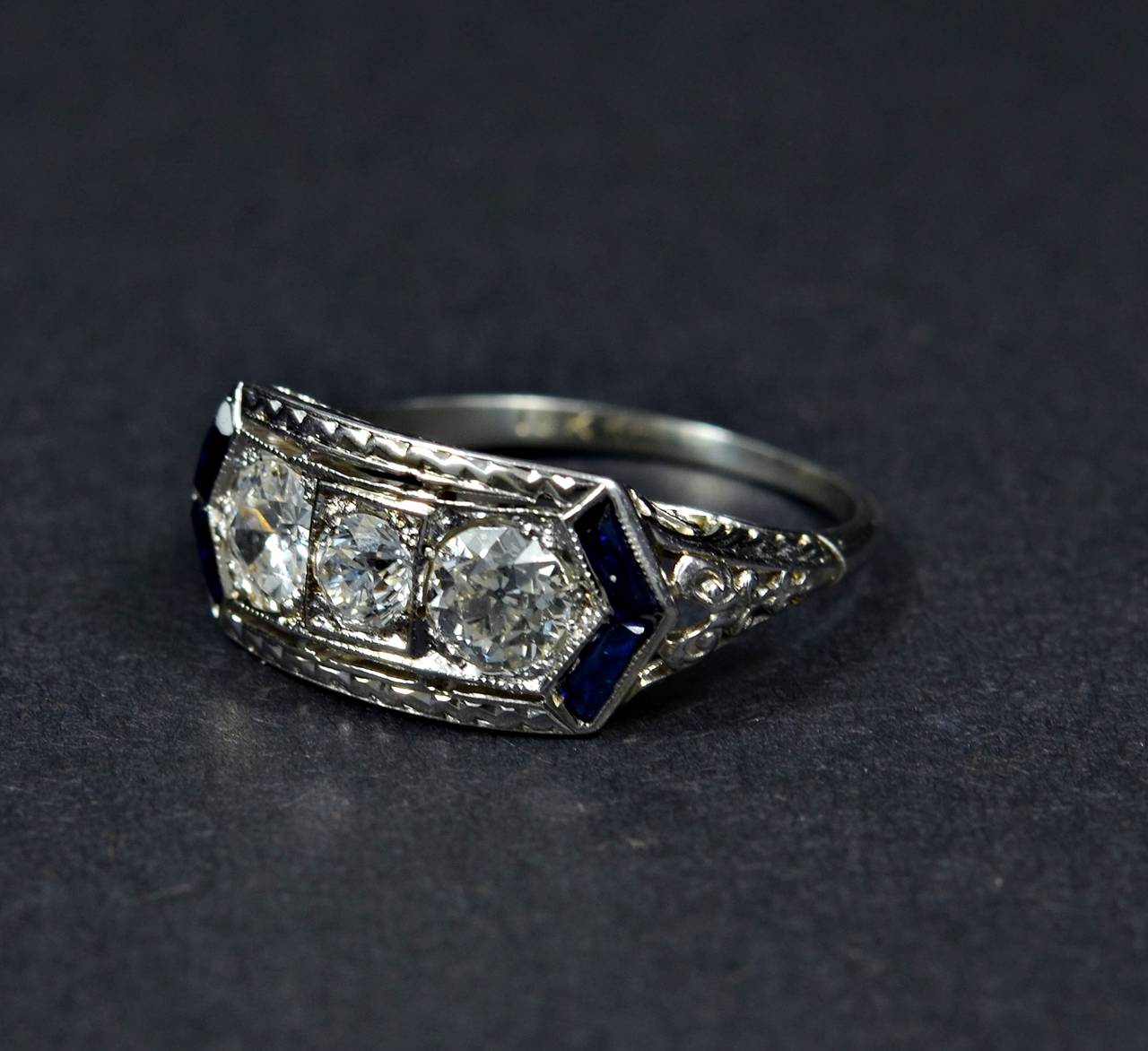 deco gold engagement rings gorgeous deco sapphire gold engagement ring at deco gold engagement rings gorgeous deco sapphire gold engagement ring at
