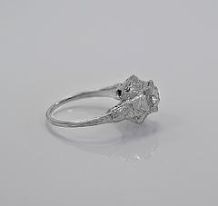 Antique .88 Carat Diamond Gold Engagement Ring