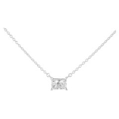 Alexander Beverly Hills 1.01ct Diamond Solitaire Pendant Necklace White Gold