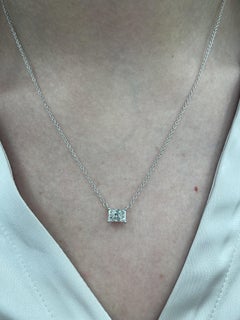 Alexander Beverly Hills 1.01ct Diamond Solitaire Pendant Necklace White Gold