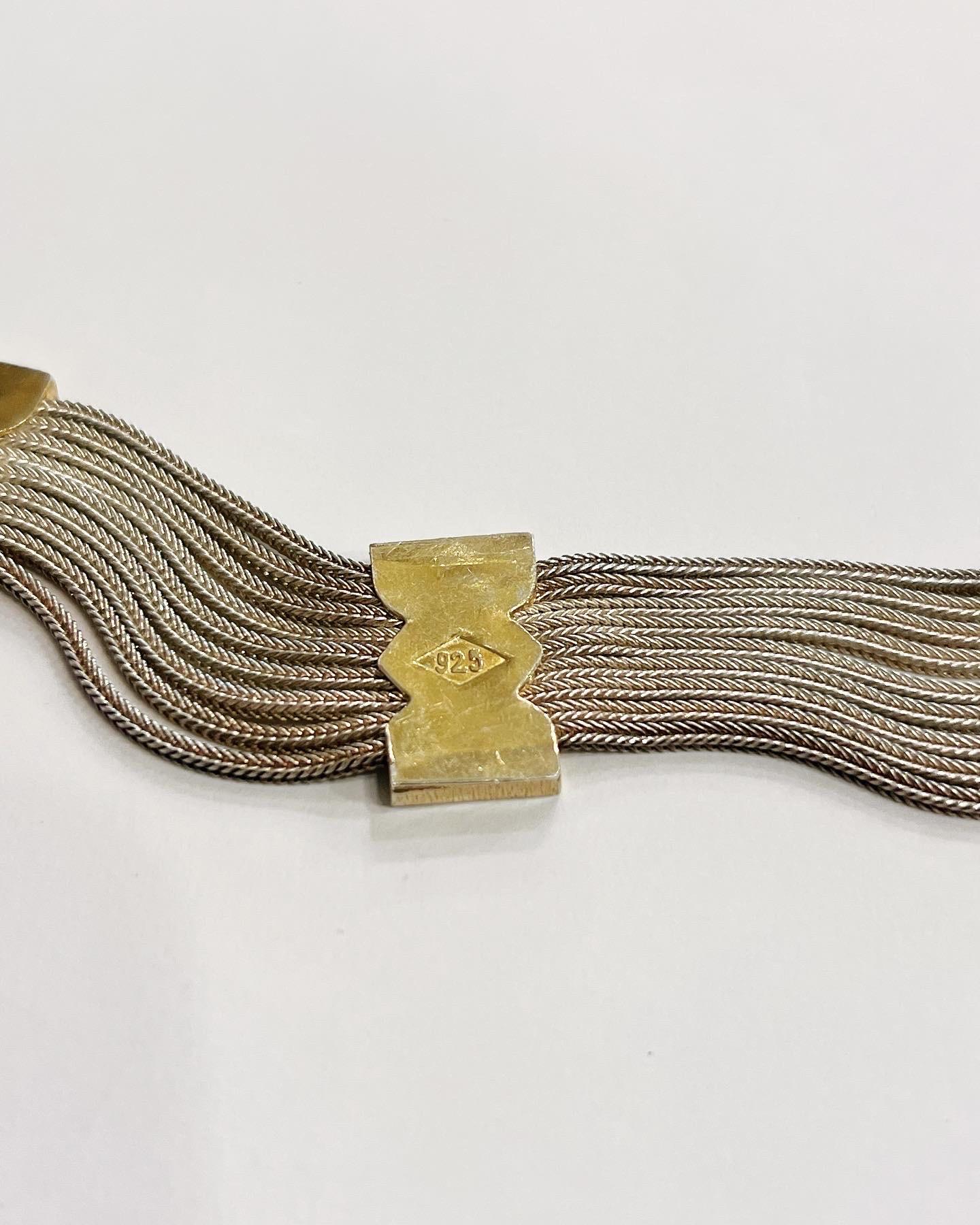 Turchia Collana in argento 925 e smalto vermeil a più fili in vendita 5