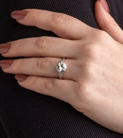 Tiffany & Co Platinum & Diamond Ring Circa 1960