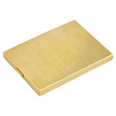 The 'Belvoir' Birmingham Manufactured 9kt Gold Cigarette Case