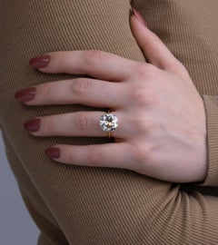 Impressive 8.10 Carat Diamond Solitaire Ring