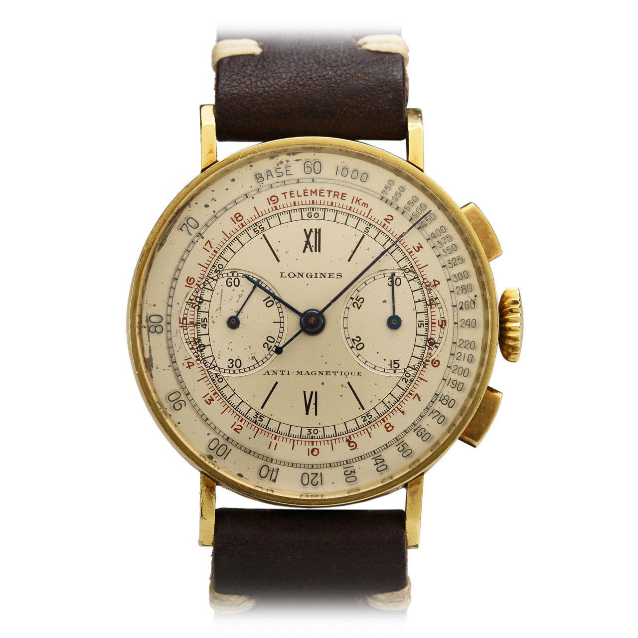 Longines Yellow Gold Antimagnetique ref 4381