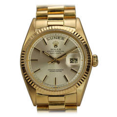 Rolex Yellow Gold Day-Date President Wristwatch Ref 1803 circa 1960