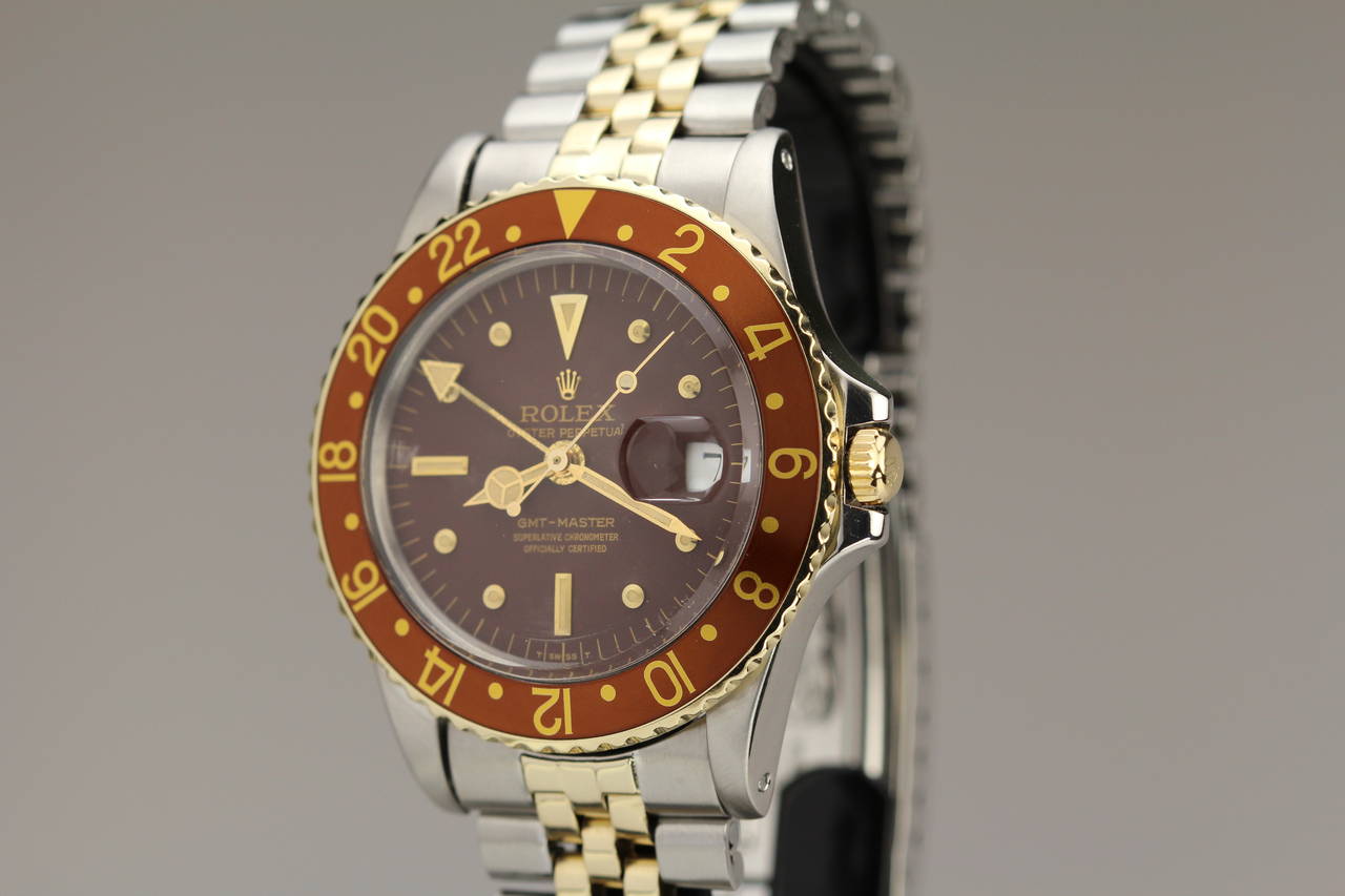 Rolex GMT-Master reference 1675 with a 