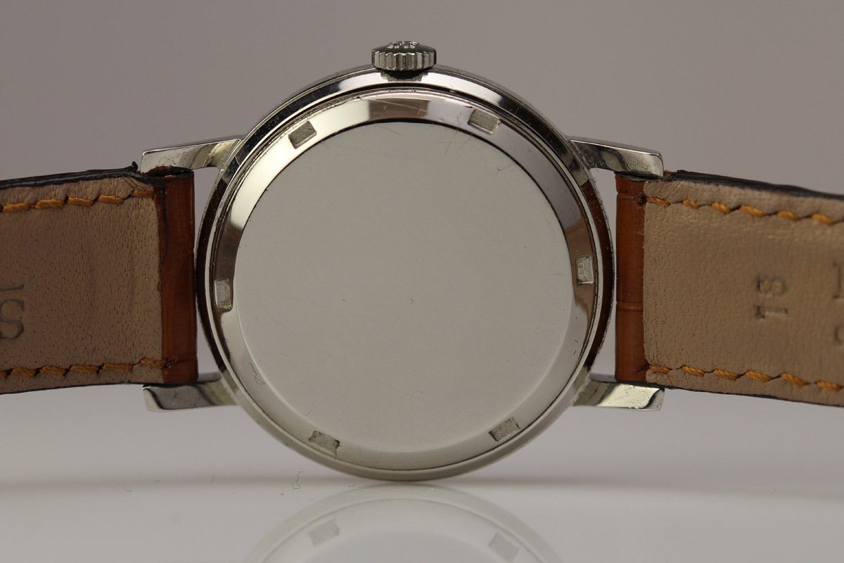 Patek Philippe Stainless Steel Amagnetic Wristwatch Ref 3417 In Excellent Condition In Miami Beach, FL