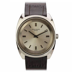 Patek Philippe Stainless Steel Manual Wind Wristwatch Ref 3579/1