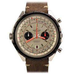 Retro Breitling Stainless Steel Chronomat Automatic Wristwatch Ref 1808