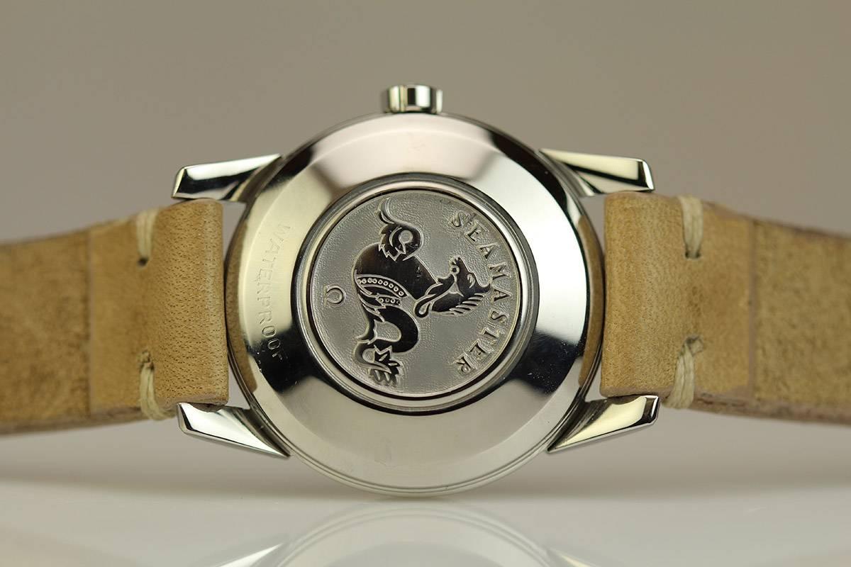 Omega Stainless Steel Seamaster Calendar Wristwatch 4