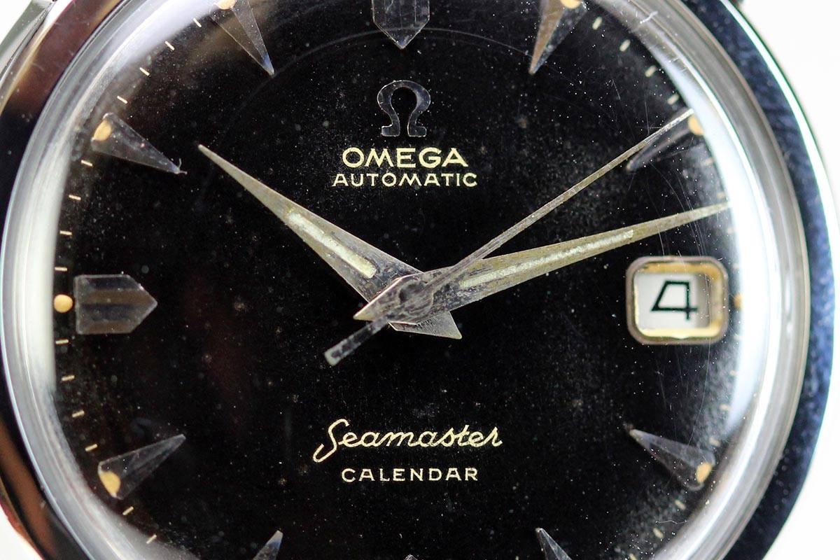 Omega Stainless Steel Seamaster Calendar Wristwatch 6
