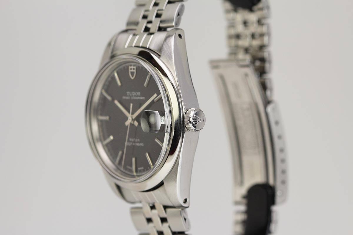 Tudor Stainless Steel Prince Oyster Date Automatic Wristwatch Ref 74100  In Excellent Condition In Miami Beach, FL