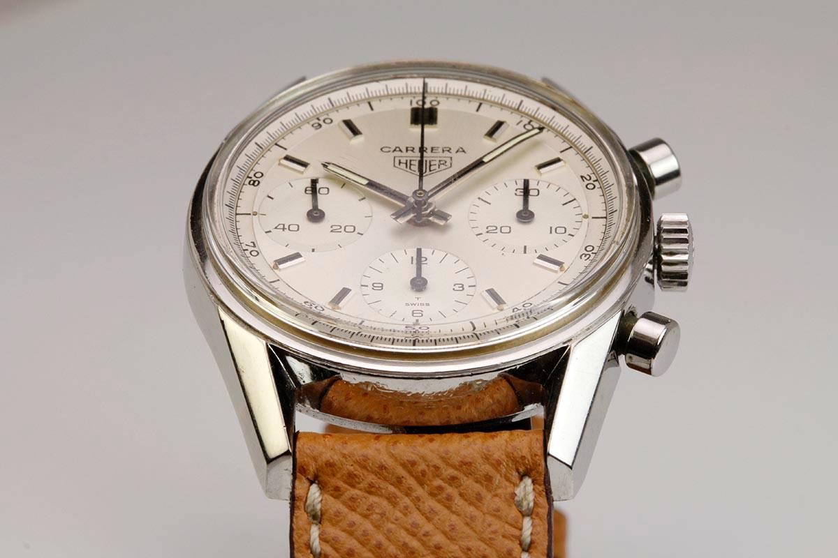 Heuer Carrera Stainless Steel Chronograph Wristwatch 3