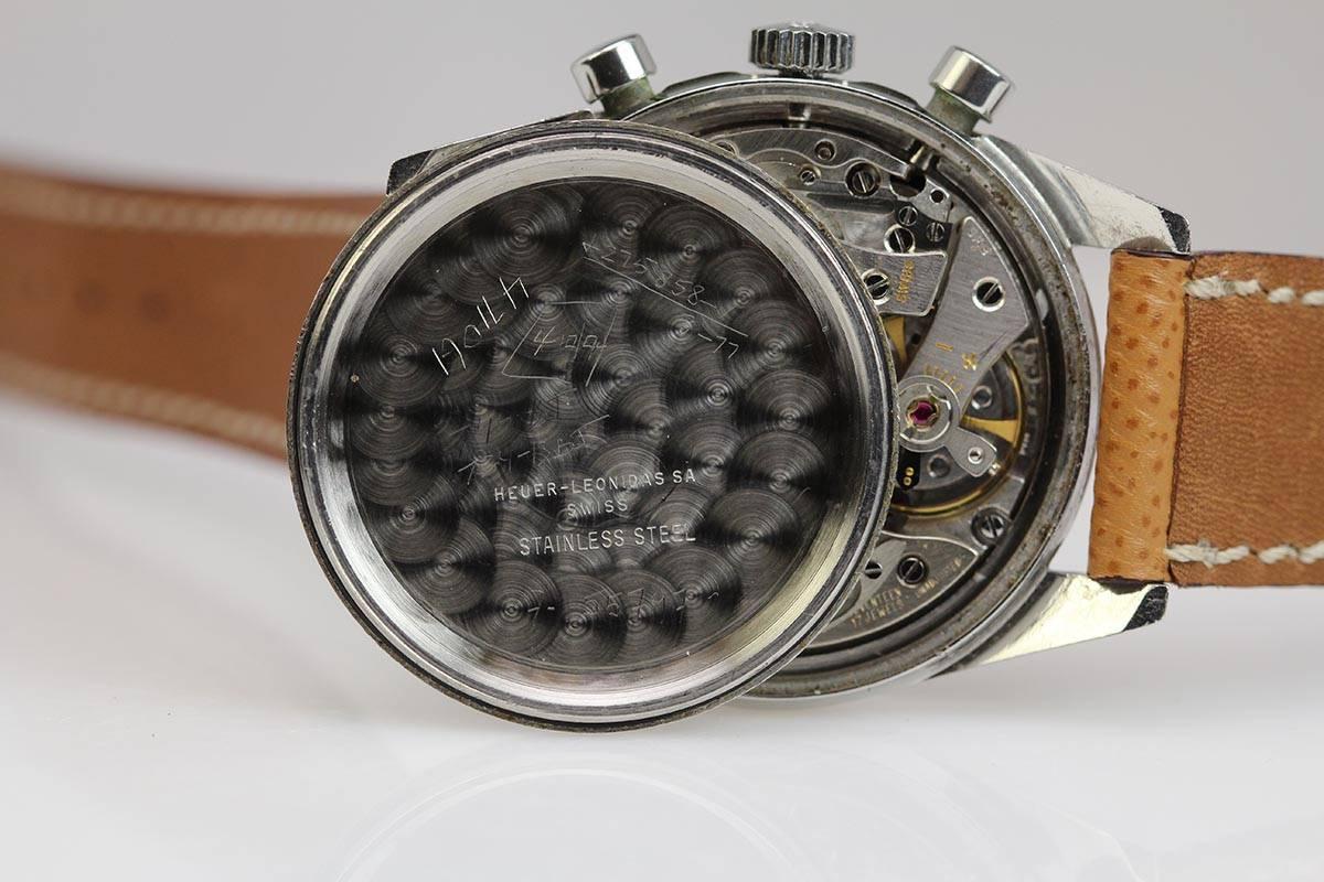 Heuer Carrera Stainless Steel Chronograph Wristwatch 1