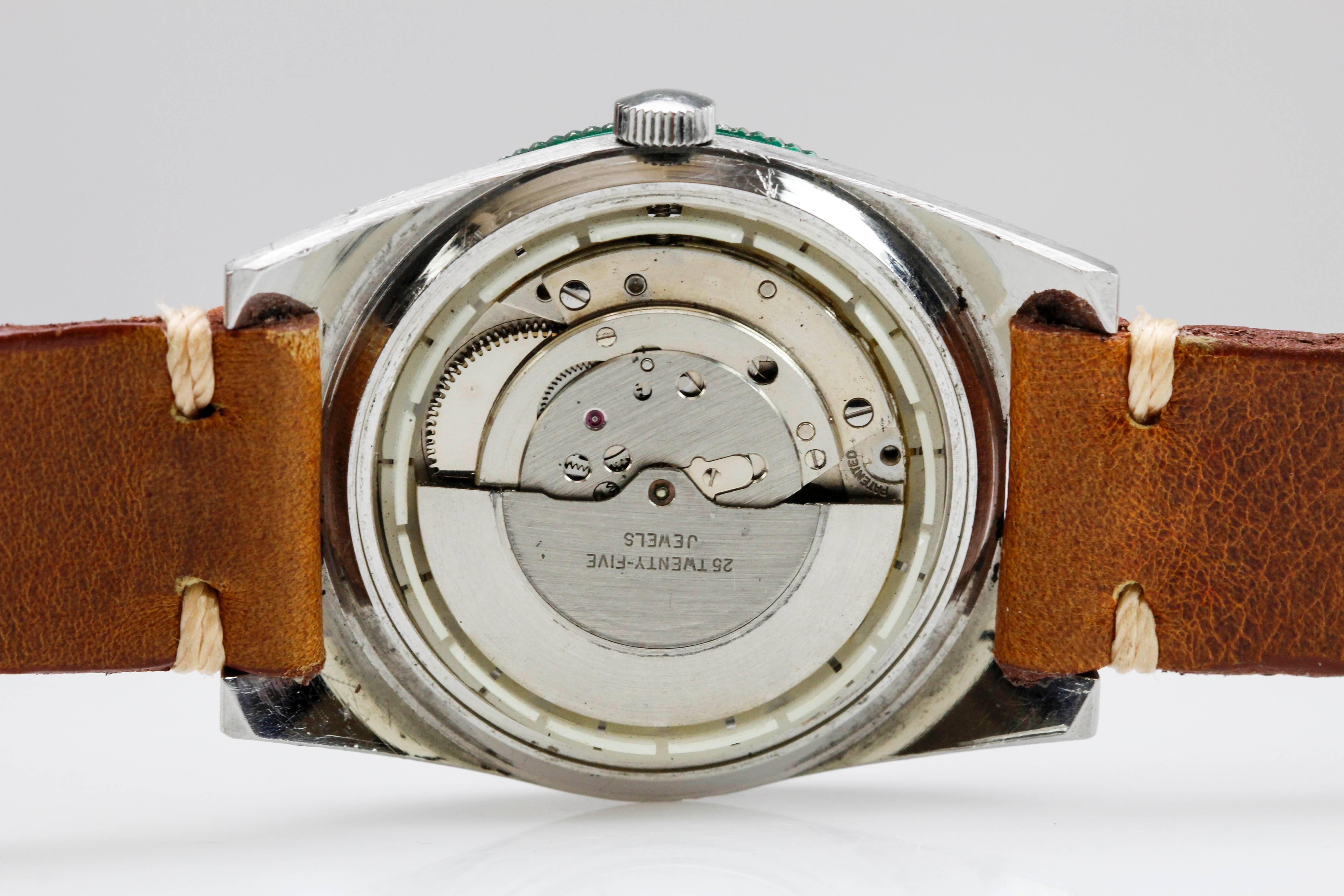 Elgin Stainless Steel Diver's Wristwatch, circa 1960s 2