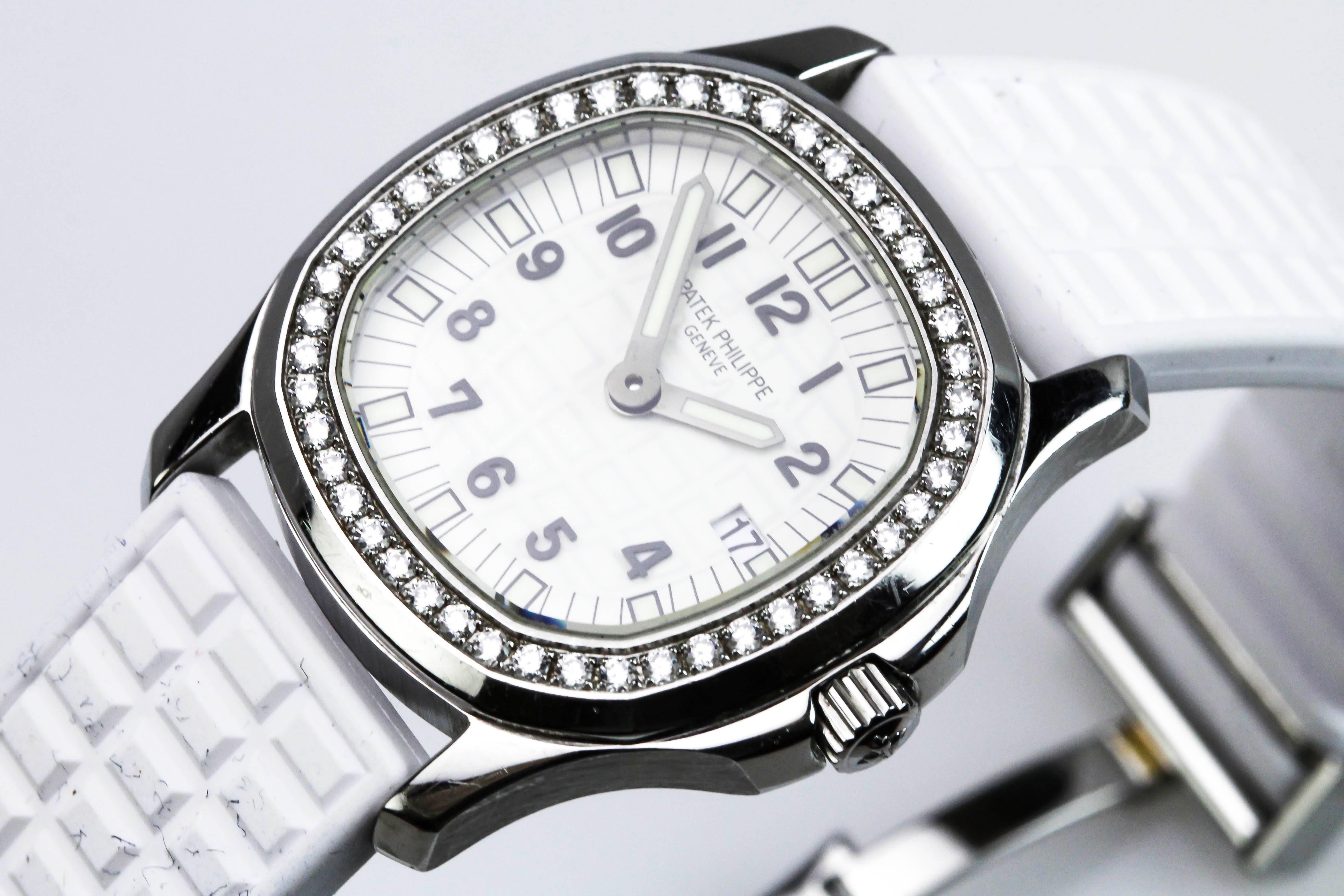 Patek Philippe Aquanaut Luce Pure White Damenuhr Ref 4961A-011 2