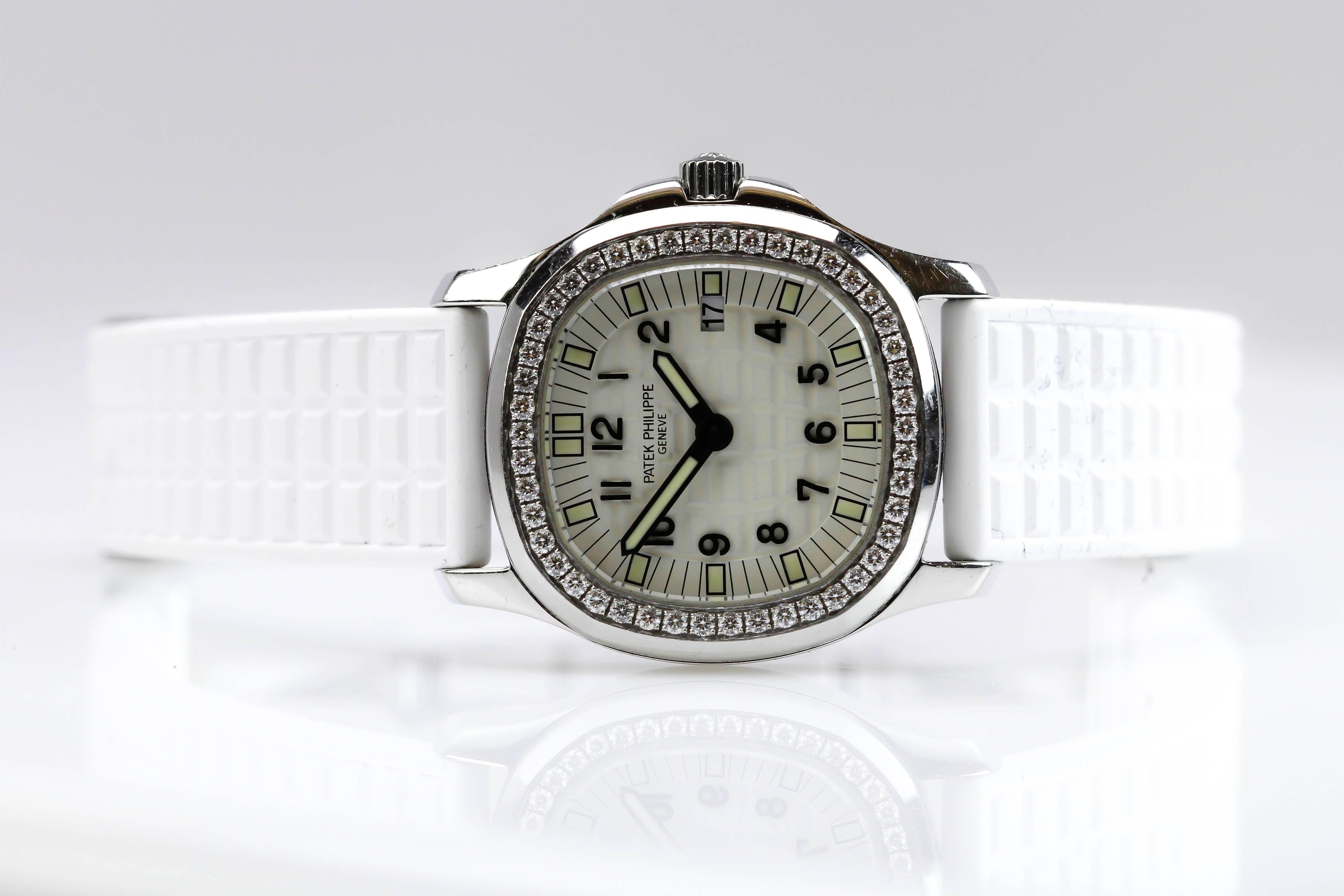 Patek Philippe Aquanaut Luce Pure White Damenuhr Ref 4961A-011 4